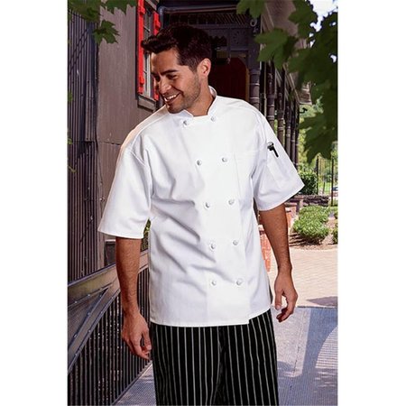 NATHAN CALEB Monterey Chef Coat in White - 4XLarge NA2499375